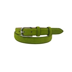 CINTURA DONNA 2,5 CM IN CAMOSCIO ORIONE BELTS ARTIGIANALE MADE IN ITALY