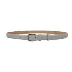 CINTURA DONNA 2,5 CM IN PELLE DI CERVO ORIONE BELTS ARTIGIANALE MADE IN ITALY - Img 3