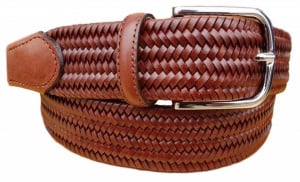 CINTURA UOMO 3,5 CM EXTRA LARGE ELASTICA IN CUOIO ORIONE BELTS ARTIGIANALE MADE IN ITALY