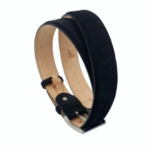 CINTURA UOMO 3,5 CM IN CAMOSCIO ORIONE BELTS ARTIGIANALE MADE IN ITALY - Img 3