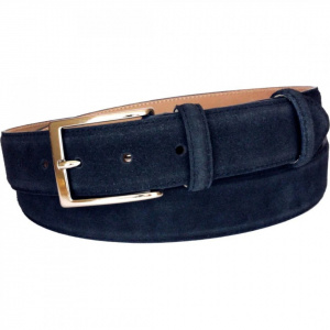 CINTURA UOMO 3,5 CM PIATTA IN CAMOSCIO ORIONE BELTS ARTIGIANALE MADE IN ITALY