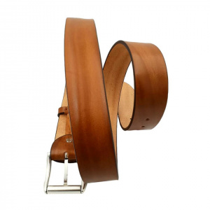 CINTURA UOMO 4 CM IN CUOIO DI TORO ORIONE BELTS ARTIGIANALE MADE IN ITALY - Img 3