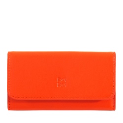 DUDU Astuccio Portachiavi in Pelle Colorato con 5 Anelli per Chiavi di Casa Auto, Design Minimal, con Bottone