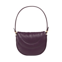 DUDU Borsa a Tracolla Spalla Donna in Pelle Trapuntata, Borsetta Piccola Elegante Imbottita con Patta, Spallina e Tracolla Removibili - Img 2