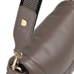DUDU Borsa a Tracolla Spalla Donna in Pelle Trapuntata, Borsetta Piccola Elegante Imbottita con Patta, Spallina e Tracolla Removibili - Img 5