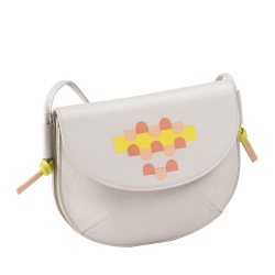DUDU Borsa Donna a Tracolla con Patta in Vera Pelle, Piccola Borsetta a Spalla con Pattina a Bottone Magnetico, Borsa - Img 3