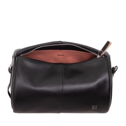 DUDU Borsa Donna Cilindrica in Pelle, Borsa a Tracolla con Catena e Pelle, Borsa a Cilindro Piccola Fashion Elegante con Cerniera - Img 5