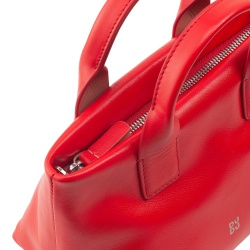 DUDU Borsa Donna Piccola a Tracolla in Vera Pelle, Borsa Mini Bag da Sera Elegante, 22 x 13 cm, Doppi Manici, Tracolla a Catena, Chiusura Zip - Img 3