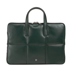 DUDU Borsa Porta PC Donna 14 Pollici con Tracolla in Pelle Trapuntata Imbottita, Porta Laptop Notebook MacBook fino a 14”, Cartella Borsa Sleeve Elegante