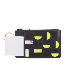 DUDU Bustina Portachiavi in Pelle con Cerniera – Astuccio Compatto con Anelli Portachiavi, Zip e Scomparti per Chiavi, Monete e Carte - Img 3