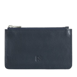 DUDU Porta Carte di Credito Uomo Donna in Pelle, Portafoglio Sottile Piccolo, 4 Porta Tessere Portacarte, con Chiusura a Cerniera - Img 2