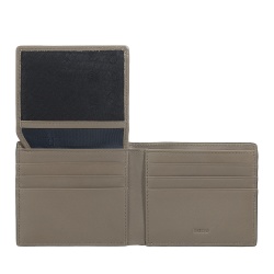 DUDU Portafoglio Piccolo da Uomo RFID in Pelle Stampata, Portafogli Porta Carte Tessere con Patta Interna, Senza Portamonete, Tasca con Retina - Img 2