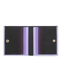 DUDU Portafoglio RFID di pelle multicolore porta carte e monete