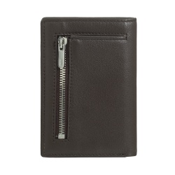DUDU Portafoglio Uomo in Pelle Piccolo, Portafoglio Uomo Slim Compatto con Porta Carte di Credito, Porta Banconote Contanti, Zip Portamonete, con Protezione RFID - Img 3
