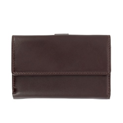 Nuvola Pelle Portafoglio Donna Grande in Pelle Nappa con Bottone Portamonete e 12 Tasche Porta Carte di Credito - Img 2