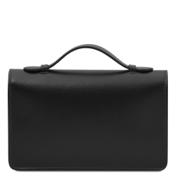 Opera - Pochette in pelle con tracolla a catena - Img 3