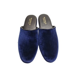PANTOFOLE UOMO IN VELLUTO MAGNUS MADE IN ITALY