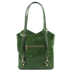 Patty - Borsa donna in pelle convertibile a zaino - Img 3