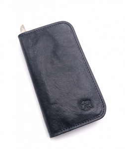 PORTACHIAVI LUNGO IN PELLE A 6 GANCI CON ZIP LE ARTI - Img 4