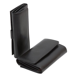 Portafoglio da donna in pelle - nero con RFID - Img 3