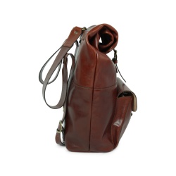 Zaino in pelle marrone 4151 - Img 7