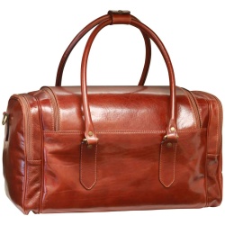 Arno. Borsa da Viaggio in pelle. Marrone - Img 2