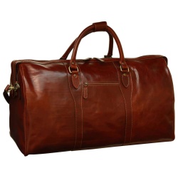 Borsa da viaggio per il weekend. Marrone - Img 4