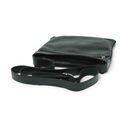 Borsa in pelle a tracolla - nero - Img 2
