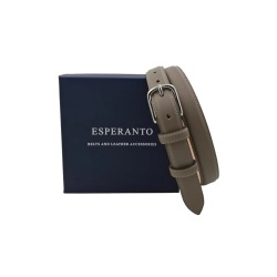CINTURA DONNA 2,5 CM IN PELLE ORIONE BELTS ARTIGIANALE MADE IN ITALY - Img 3