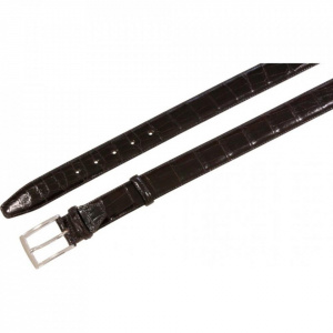 CINTURA UOMO 3,5 CM IN COCCODRILLO ORIONE BELTS ARTIGIANALE MADE IN ITALY - Img 2