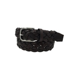 CINTURA UOMO 3,5 CM INTRECCIATA IN CUOIO ORIONE BELTS ARTIGIANALE MADE IN ITALY