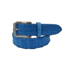 CINTURA UOMO 4 CM IN COCCODRILLO ORIONE BELTS ARTIGIANALE MADE IN ITALY
