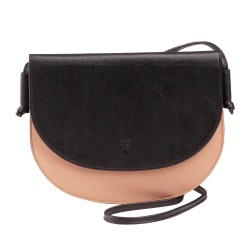 DUDU Borsa a Tracolla Donna Piccola in Pelle, Borsetta Design Sottile Compatta con Chiusura a Bottone, Tracolla Regolabile