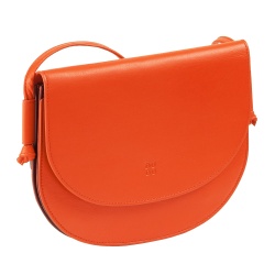 DUDU Borsa a Tracolla Donna Piccola in Pelle, Borsetta Design Sottile Compatta con Chiusura a Bottone, Tracolla Regolabile - Img 3