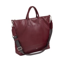 DUDU Borsa Donna Grande Morbida in Pelle, Borsa a Tracolla Capiente con Cinghia Staccabile, Borsa a Mano con Due Manici e Chiusura Zip - Img 3