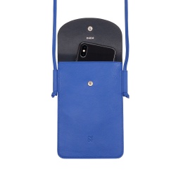 DUDU Custodia Porta Cellulare da Collo in Pelle, Astuccio Porta Smartphone fino a 6,7 Pollici con Bottone, Laccio Tracolla Regolabile, Design Sottile - Img 4