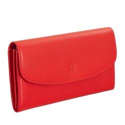 DUDU Portafoglio Donna Grande in Pelle Colorata, Portafoglio Continental, Tasche Porta Carte di Credito, Portamonete con Cerniera - Img 3