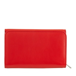 DUDU Portafoglio Donna in Pelle Morbida Colorata, Borsello con Portamonete a Cerniera, 12 Porta Carte Tessere, Multicolore - Img 2