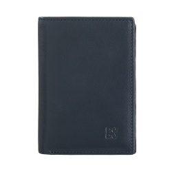 DUDU Portafoglio Uomo RFID Blocking in Pelle, Portafoglio Piccolo Tascabile Bifold con Finestra ID, 9 Porta Carte di Credito, Porta Banconote - Img 2