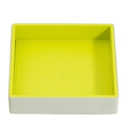 DUDU Svuotatasche in Pelle Colorato di Design da Ingresso Porta Oggetti, 14x14cm, con Scatola Regalo - Img 2