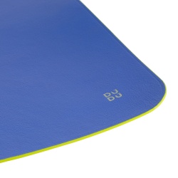 DUDU Tappetino per Mouse Morbido in Pelle, Sottile, di Design, 25x22 cm, Antiscivolo, Mouse Pad da Scrivania, Colorato - Img 2