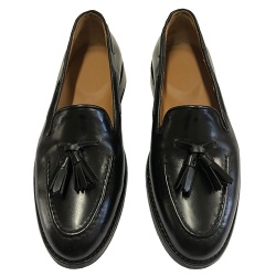 MOCASSINI UOMO IN PELLE CON NAPPINE GAROFALO GIANBATTISTA ARTIGIANALI MADE IN ITALY