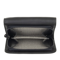 Nuvola Pelle Portafoglio Donna in Pelle con Portamonete a Cerniera – Elegante Portafogli con Zip, Scomparti per Carte e Banconote, Design Compatto e Funzionale - Img 3