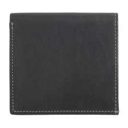 Nuvola Pelle Portafoglio Uomo Pelle con Portamonete a Pozzetto – Portafoglio Compatto in Vera Pelle con Porta Carte, Banconote e Bottone di Chiusura – Design Classico e Funzionale - Img 2