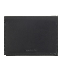 Nuvola Pelle Portafoglio Uomo Verticale in Pelle – Elegante Portafogli Bifold con Portamonete, Chiusura Interna a Linguetta, Scomparti Carte Tessere e Tasca Zip - Img 2