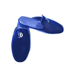 PANTOFOLE DONNA IN VELLUTO GEDA PERSONALIZZATE CON INIZIALI MADE IN ITALY - Img 8