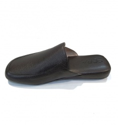PANTOFOLE UOMO IN PELLE GEDA MADE IN ITALY - Img 4