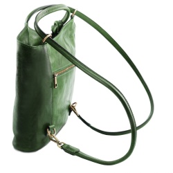 Patty - Borsa donna in pelle convertibile a zaino - Img 4