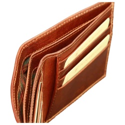 Portafoglio in pelle. Marrone con RFID - Img 3