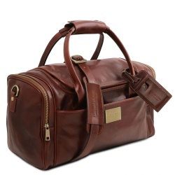 TL Voyager - Borsone viaggio in pelle con tasche laterali - Img 3